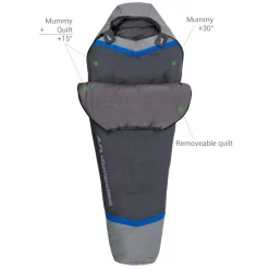 Alps Mountaineering Aura System +30º | +15º -Outdoor Camping Equipment auraremoveablequilt