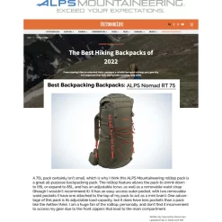 Alps Mountaineering Nomad RT 75 -Outdoor Camping Equipment nomad rt 75 outdoor life