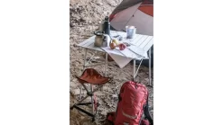 ALPS Mountaineering Camp Table -Outdoor Camping Equipment opplanet alps mountaineering camp table powder coated aluminum silver 8301076 av 5