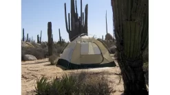 ALPS Mountaineering Meramac 3-Person Outfitter Tent -Outdoor Camping Equipment opplanet alps mountaineering meramac 3 person outfitter tent blue tan 5322816r av 11