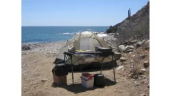 ALPS Mountaineering Meramac 3-Person Outfitter Tent -Outdoor Camping Equipment opplanet alps mountaineering meramac 3 person outfitter tent blue tan 5322816r av 8