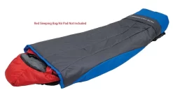 ALPS Mountaineering Radiance Quilt -Outdoor Camping Equipment opplanet alps mountaineering radiance lightweight quilt blue charcoal 4990402 av 3