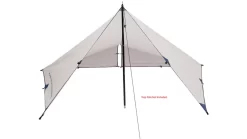 ALPS Mountaineering Utility Tarp Shelter -Outdoor Camping Equipment opplanet alps mountaineering utility tarp shelter gray navy 5970011 av 2
