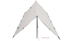 ALPS Mountaineering Utility Tarp Shelter -Outdoor Camping Equipment opplanet alps mountaineering utility tarp shelter gray navy 5970011 av 3