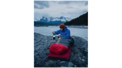 ALPS Mountaineering Zenith 0 Degrees Sleeping Bag -Outdoor Camping Equipment opplanet alps mountaineering zenith 0 degrees sleeping bag long charcoal red 4352642 av 3