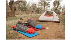 ALPS Mountaineering Zenith 0 Degrees Sleeping Bag -Outdoor Camping Equipment opplanet alps mountaineering zenith 0 degrees sleeping bag long charcoal red 4352642 av 5