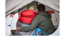 ALPS Mountaineering Zenith +30 Degrees Sleeping Bag -Outdoor Camping Equipment opplanet alps mountaineering zenith 30 degrees sleeping bag long gray red 4302642 av 4