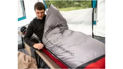 ALPS Mountaineering Zenith +30 Degrees Sleeping Bag -Outdoor Camping Equipment opplanet alps mountaineering zenith 30 degrees sleeping bag long gray red 4302642 av 5