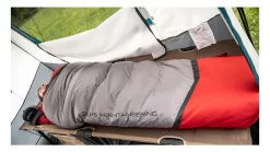 ALPS Mountaineering Zenith +30 Degrees Sleeping Bag -Outdoor Camping Equipment opplanet alps mountaineering zenith 30 degrees sleeping bag long gray red 4302642 av 6