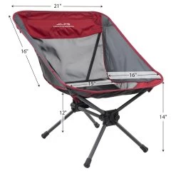 Alps Mountaineering Simmer Chair -Outdoor Camping Equipment simmer chair salsa 2022 dimensions
